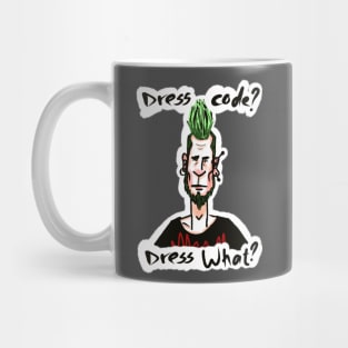 punk against the dress code Mug